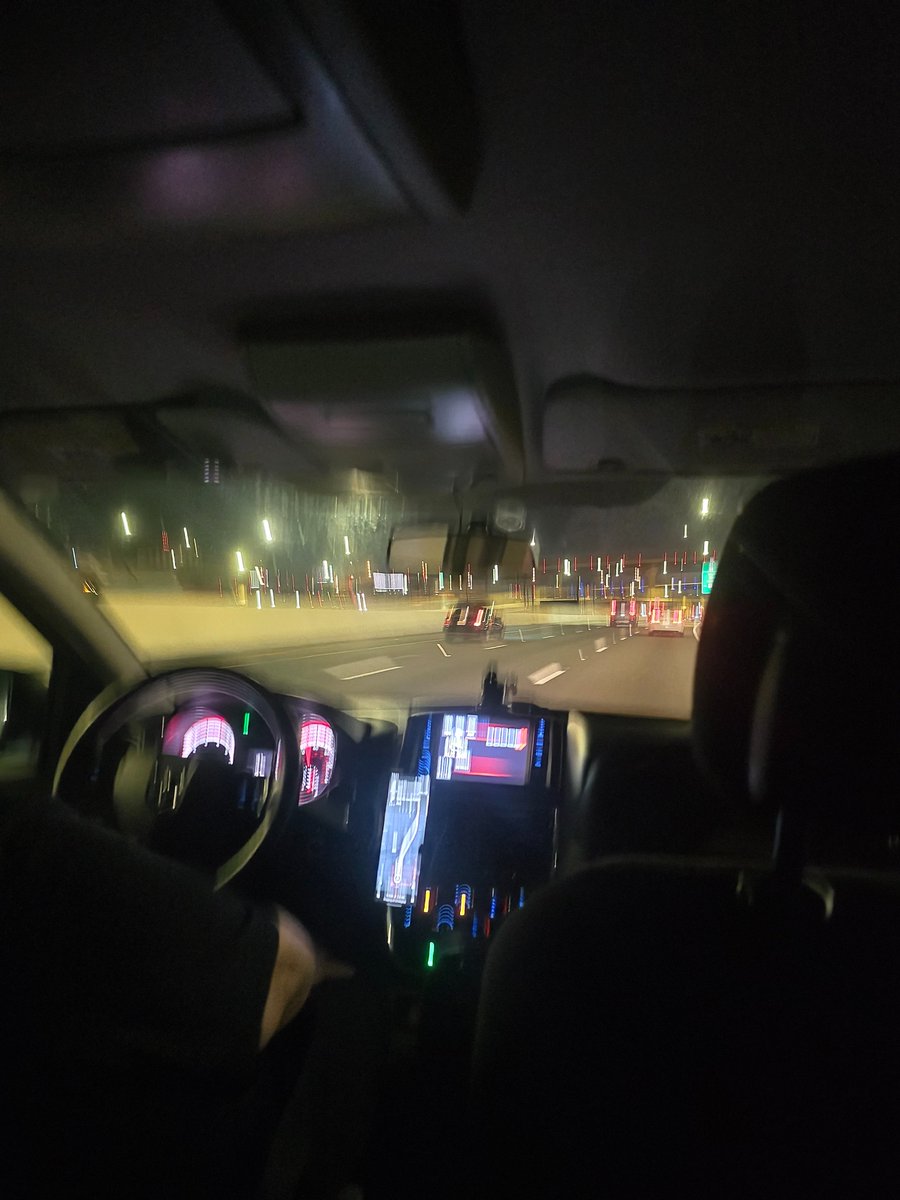 Listening to Bad Bunny on the Uber ride home.