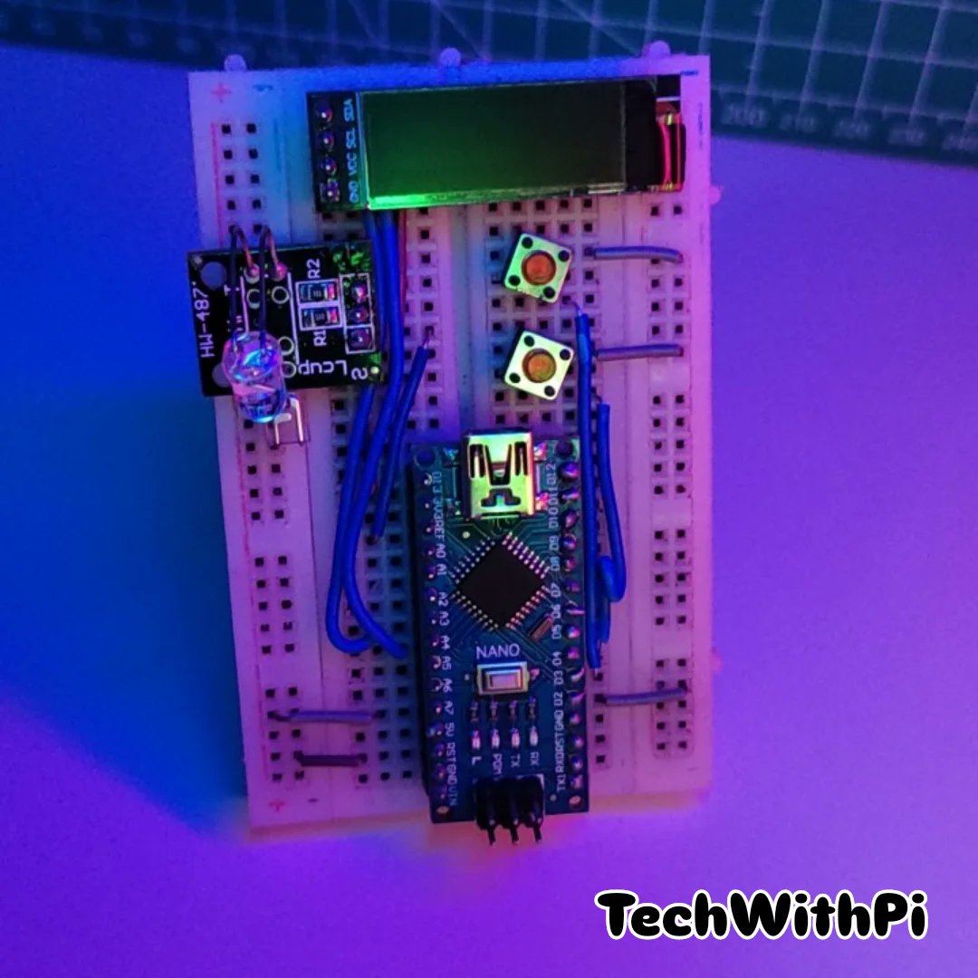 TechWithpi's tweet image. Arduino Nano Based ❤️ Heart' rate monitor device pocket size
#Arduino #Nano #heartrate #heart #DIY #DIYPROJECT