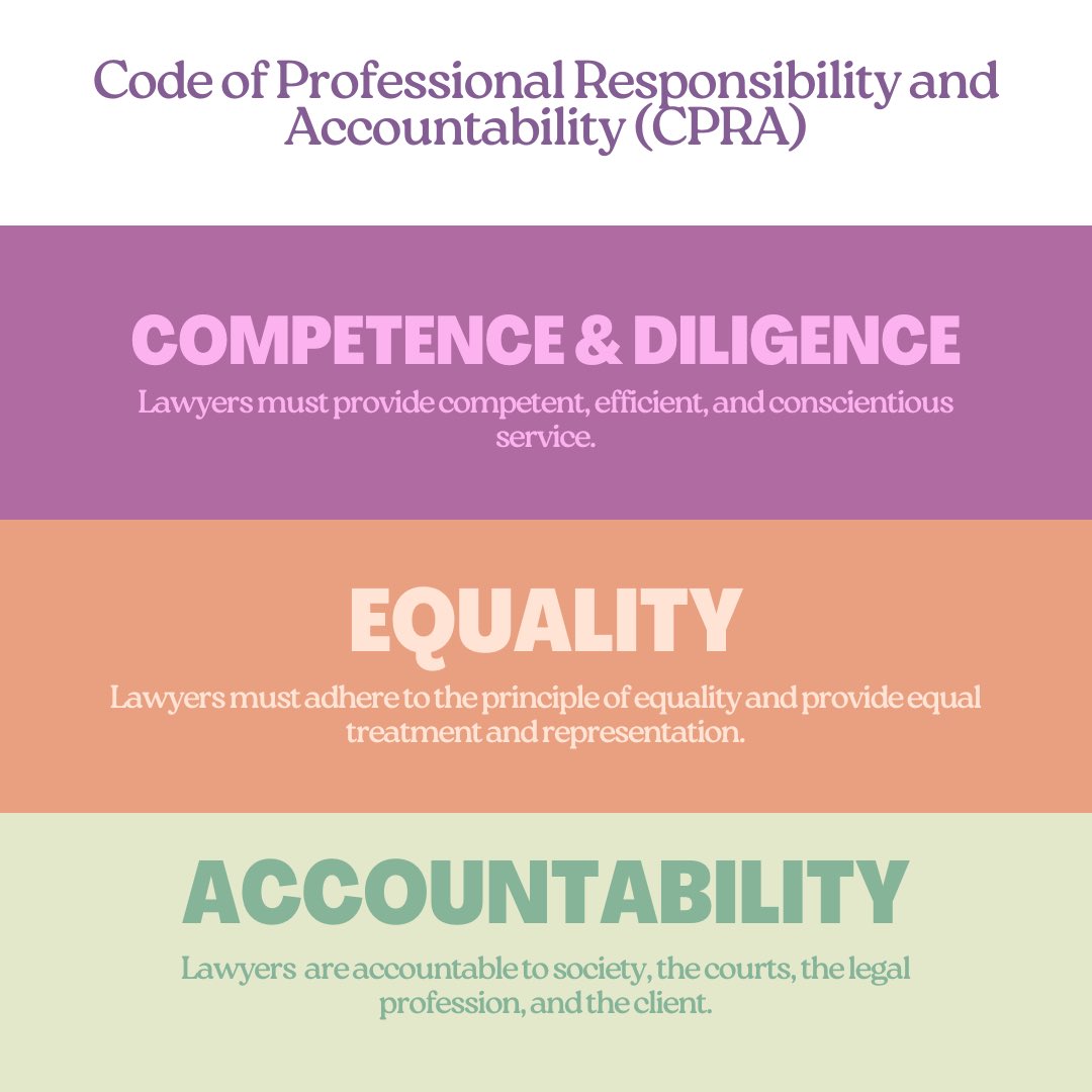 Code of Professional Responsibility and Accountability 👩‍⚖️👨‍⚖️