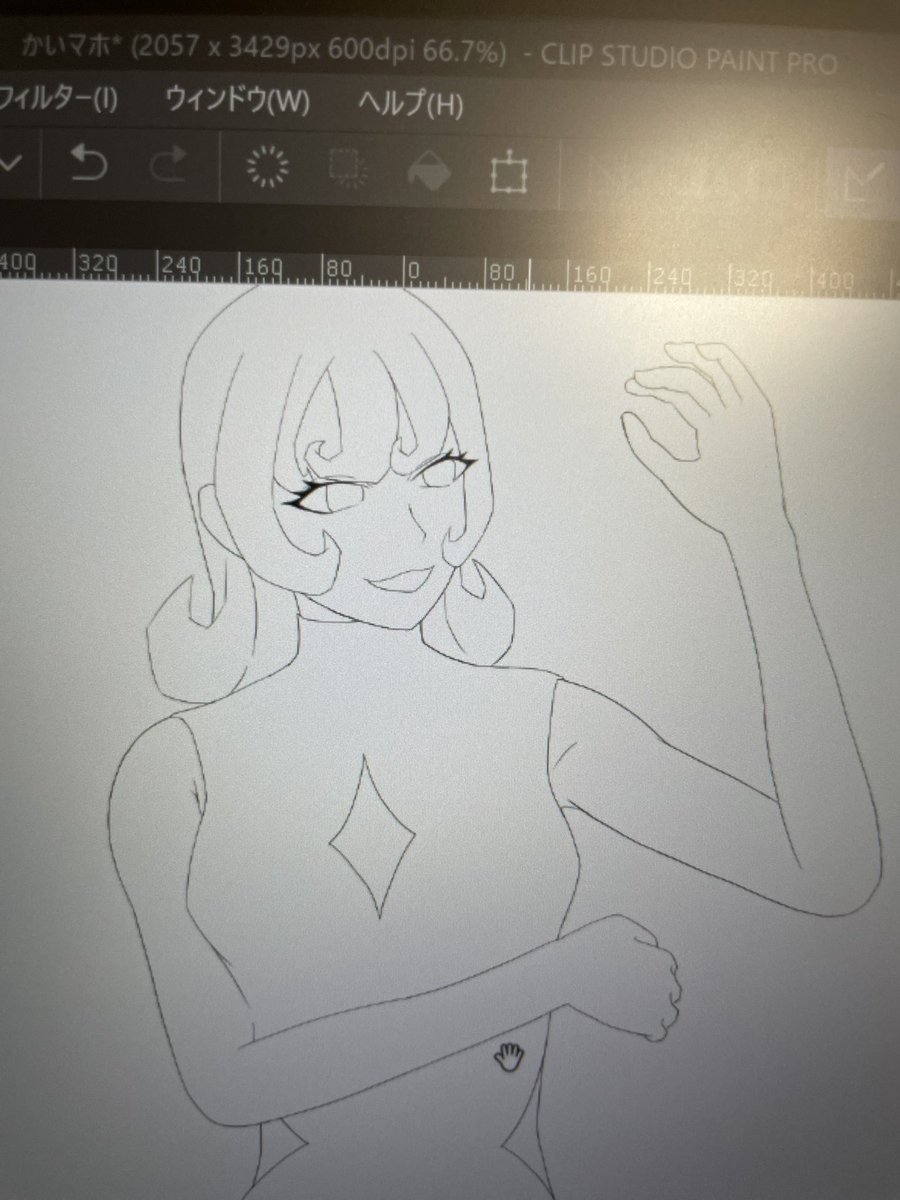 whiteknk_paint's tweet photo. 見てくれよ…
かわいい線画を… https://t.co/Ip2Z7JJKuE