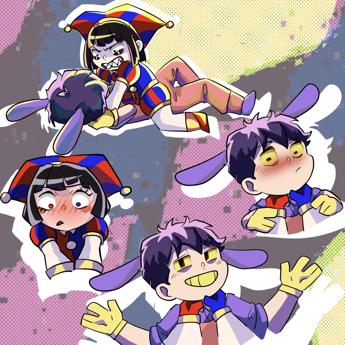 Some funny bunny content 🤭
#funnbunny #digitalart #DigitalCircus #jaxpomni