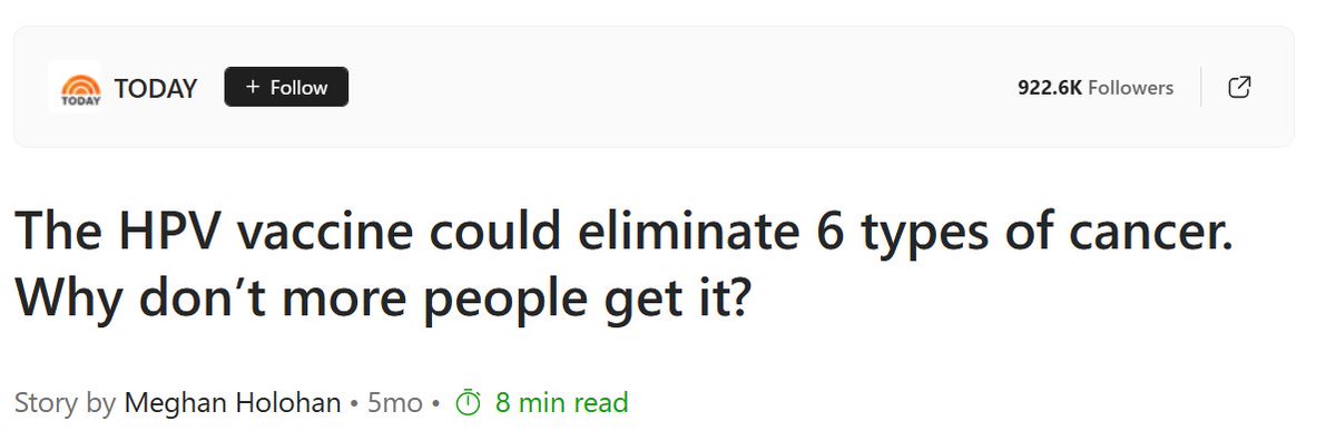 lifebiomedguru's tweet image. There is no evidence to support this claim. This is reckless and irresponsible &quot;reporting&quot;, @MSN. Research the number of vaccine injuries reported from #HPVVax and then research the data on &quot;elimination&quot; of cancer. Let me help: #TypeReplacementIsReal @maryhollandnyc