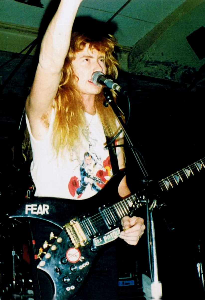 Metalmike3's tweet photo. Happy 64th Birthday @DaveMustaine 

David Scott Mustaine (born September 13, 1961) is an American musician. He is the co-founder, frontman, primary songwriter and sole consistent member of the thrash metal band Megadeth and was the lead guitarist of Metallica from 1981 to 1983. https://t.co/WFMBA6ccvT