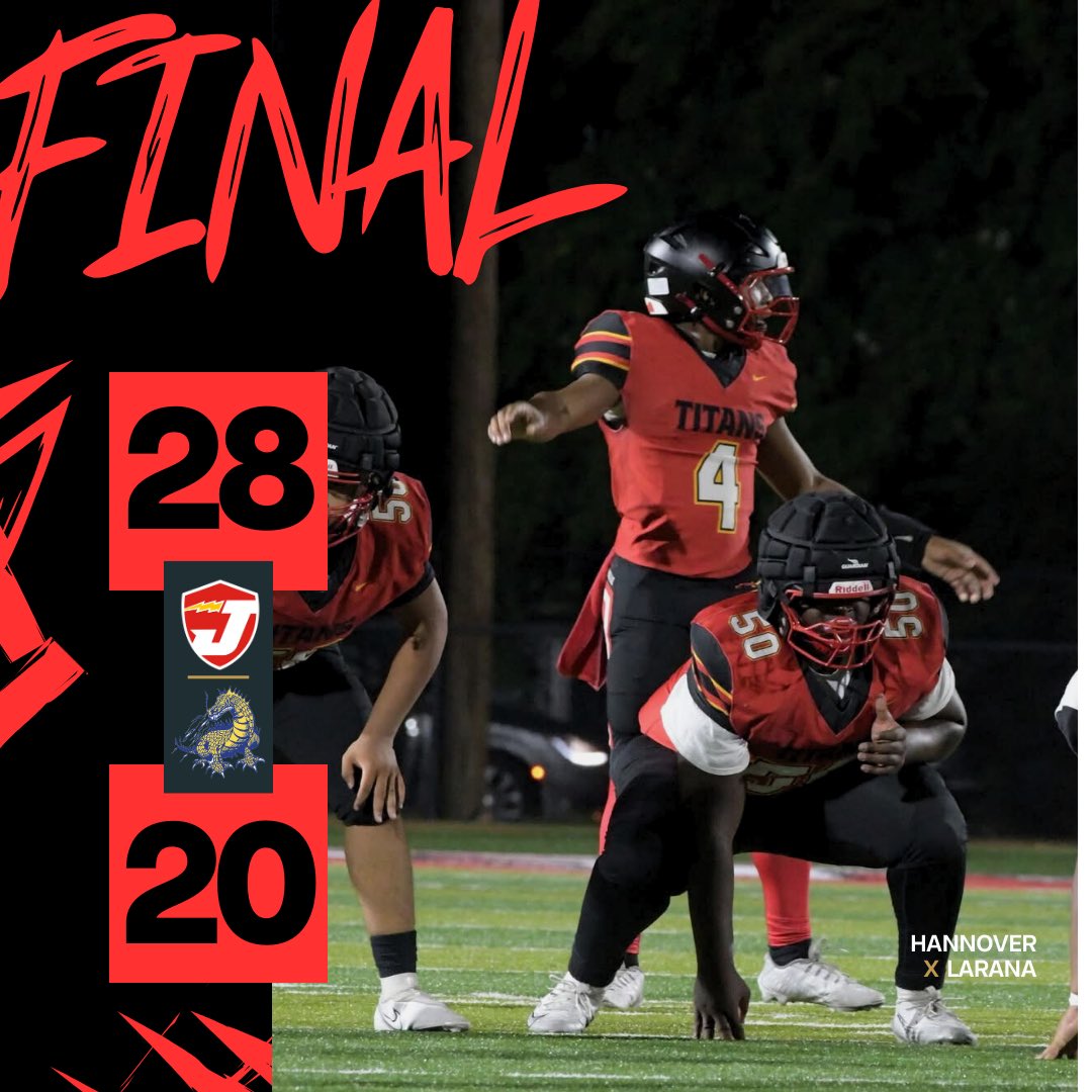 Titans went on the road and handled business before the bye week!  First winning record in non conference since 2018!! 2-1 #TITANUP