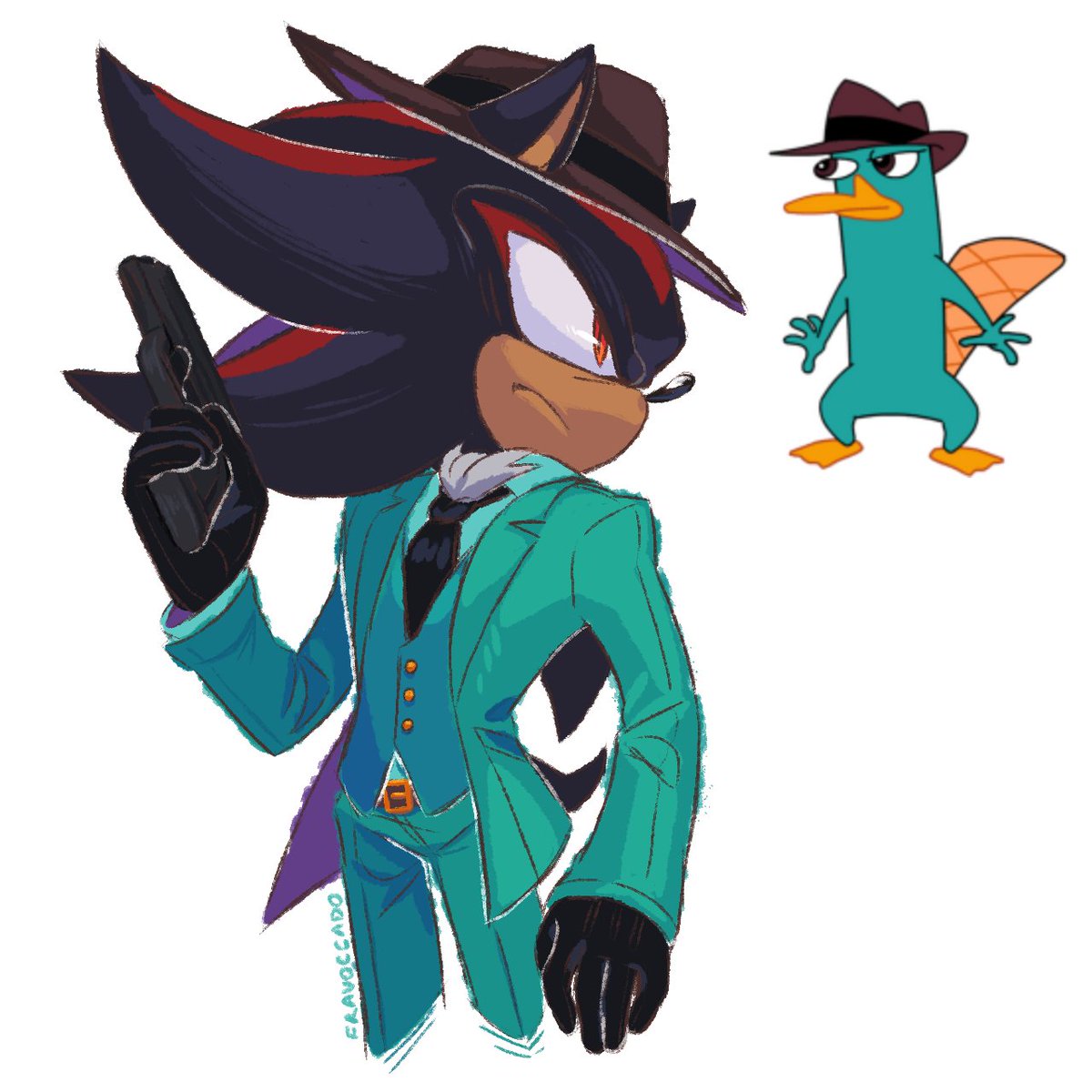 I think he looks hot with the color combination