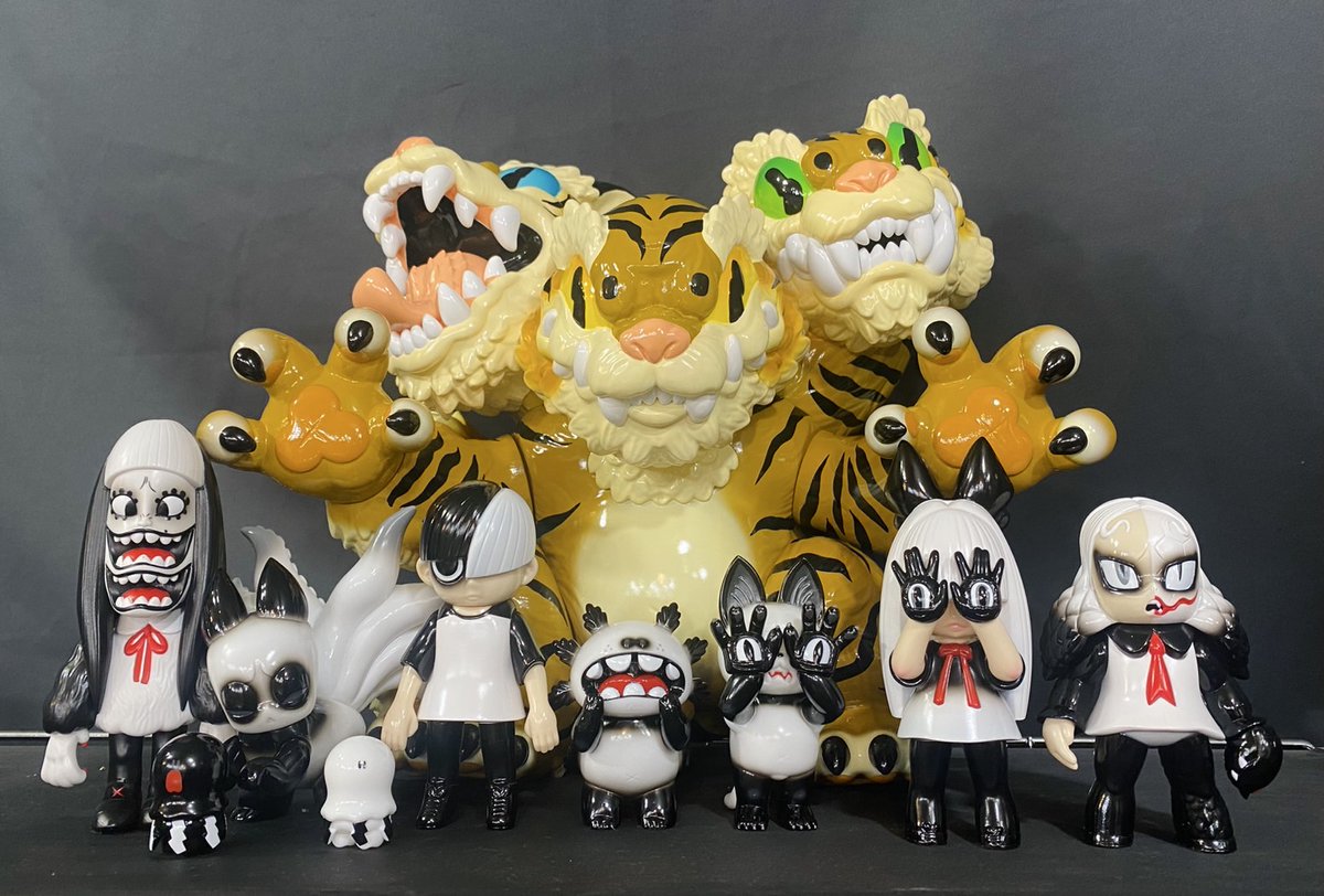 GRAPE BRAIN × STRANGECAT TOYS 三面猛虎 コショウ ヤマシロヤ【公式】 على X: 
