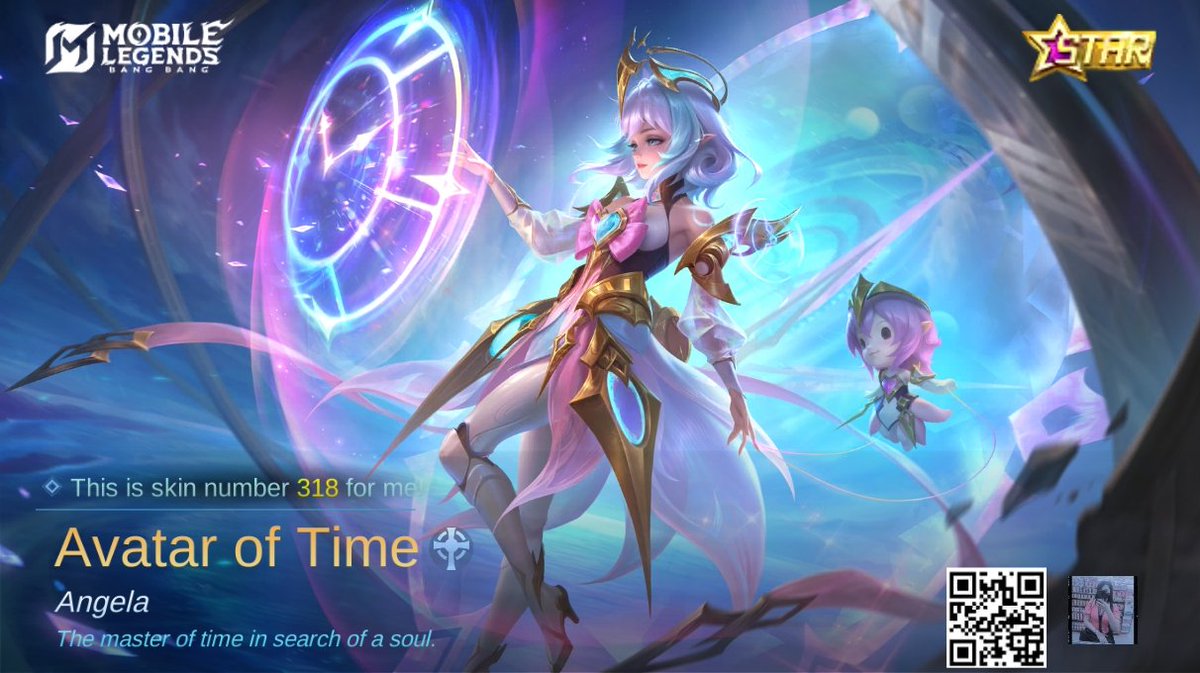 jhanize925's tweet photo. I just obtained a new skin Avatar of Time in Mobile Legends: Bang Bang! Let's face off against the world's best MOBA players together! 
https://t.co/zc7xWSXzwc https://t.co/QJLGty331Z