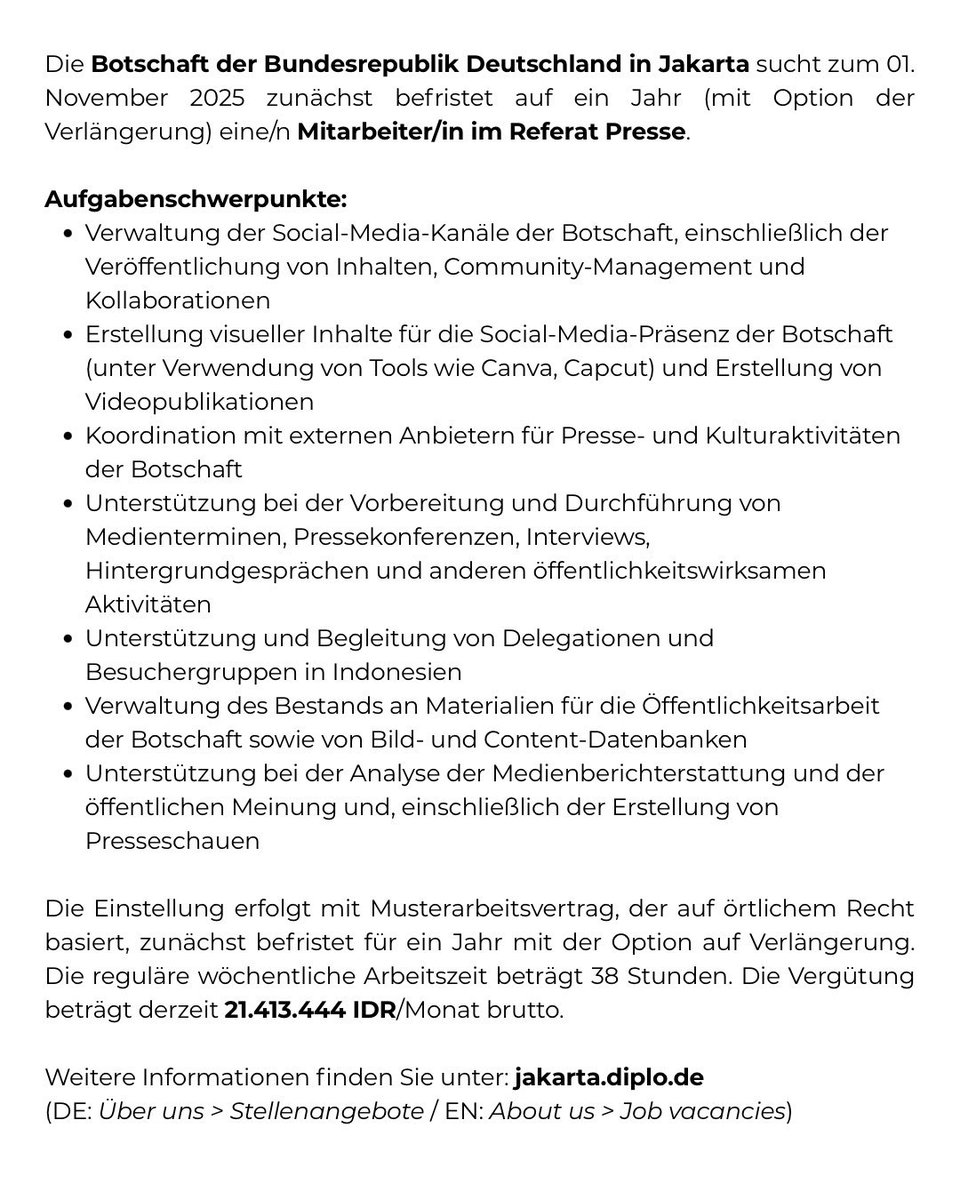 Duta Besar Beste tweet media