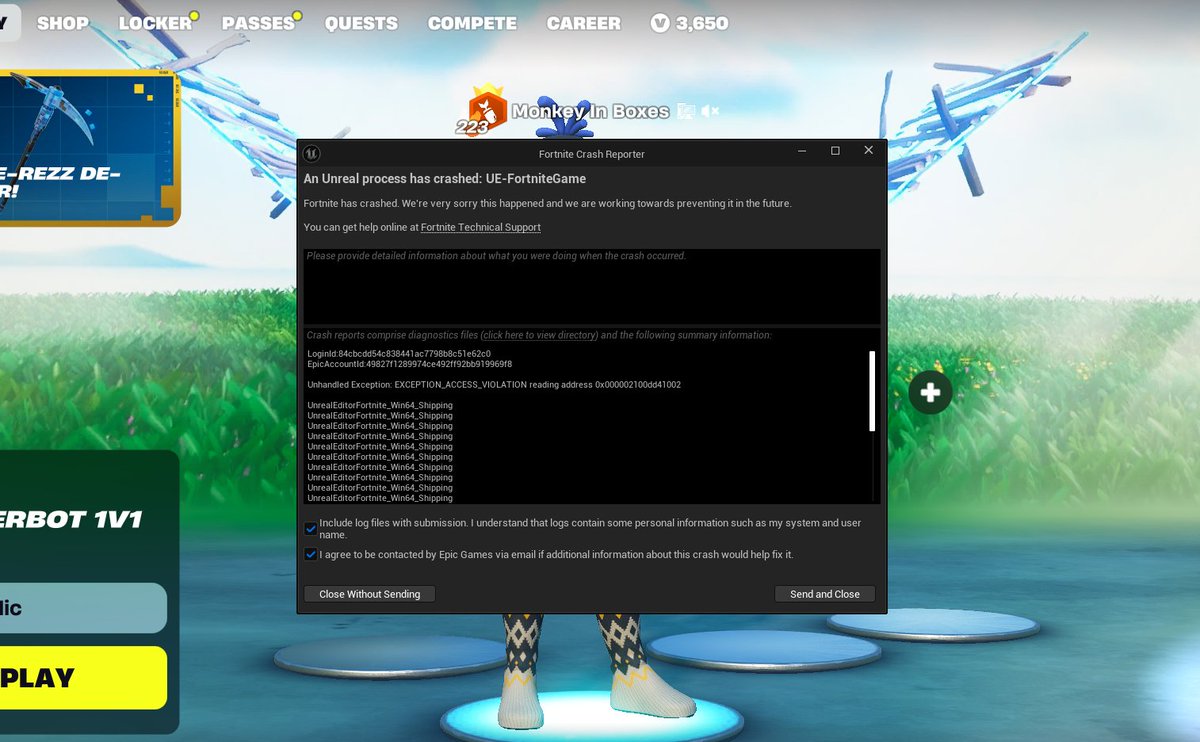 My uefn just keeps crashing whenever I try to launch, started yesterday don't know what to do.

Someone know what to do? #UEFN #Fortnite