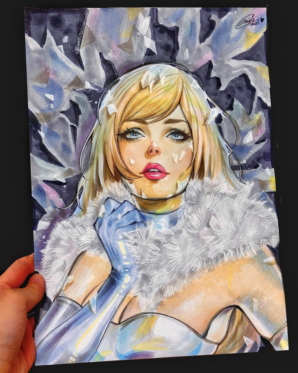 My Emma Frost original art available on <a href="/raremarq/">raremarq</a> 

raremarq.com/auctions/emma-…