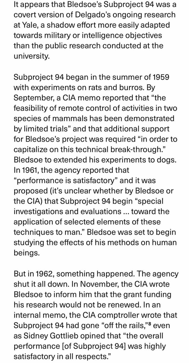 <a href="/RobertSkvarla/">Robert Skvarla</a> It seems like the first project that involves identifying individuals through facialrecog was allowed to come to fruition but the latter “SubProject 94”was abruptly cutoff co-opted and made a clandestine black-box project due to the jump from animal to human now made feasible.