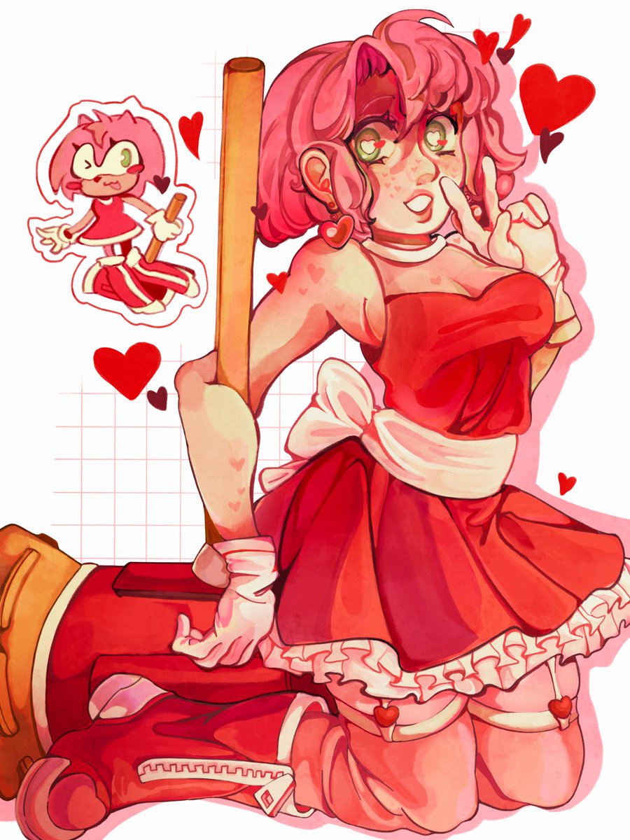 miss amyyyy roseeee!! #SonicTheHedgehog #amyrose