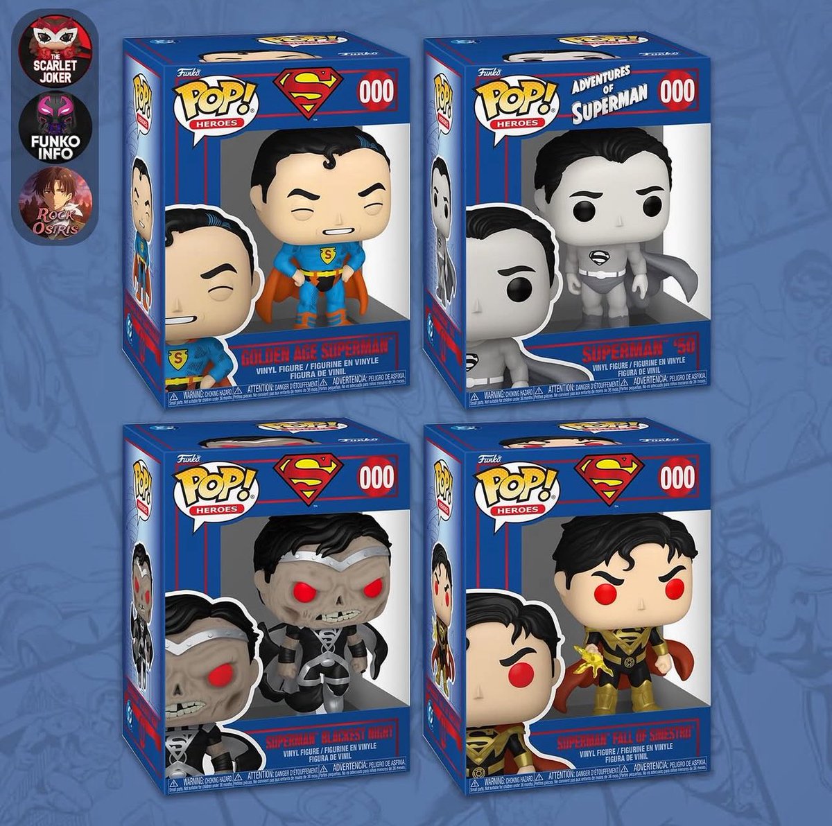 First look at new Superman Pops! #funko #supermam #dccomics #fblifestyle 

📷 @rockosiris