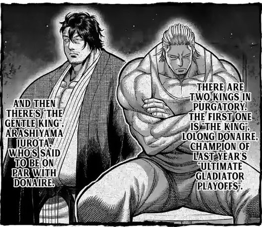 How exciting, thrilling.
In Purgatory, years ago, Rolón had only one peer in Jurota Arashiyama. They were the “𝐓𝐖𝐎 𝐊𝐈𝐍𝐆𝐒”; no one else in Purgatory, not even the “𝐓𝐇𝐑𝐄𝐄 𝐃𝐄𝐌𝐎𝐍 𝐅𝐈𝐒𝐓𝐒” could stand with him. He simply couldn’t connect to his fellow fighter.