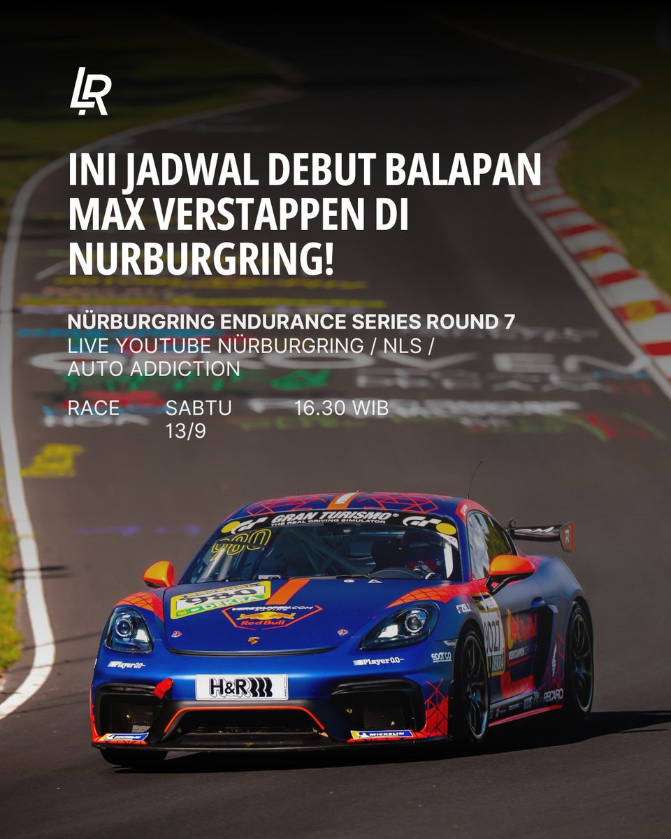 LambeResing's tweet photo. Ini jadwal balapan NLS Round 7 dimana Max Verstappen akan debut di Nurburgring Nordschleife:

Sabtu (13/9)
Pukul 16.30 WIB
Live streaming Youtube di link:

1️⃣ https://t.co/KCcLiwWGYc
2️⃣ https://t.co/8G8kVlcbCt
3️⃣ https://t.co/5x1CgbcthT

Ramaikan lalu orenkan. 🟠🦁 https://t.co/FVb8jKl0Ii