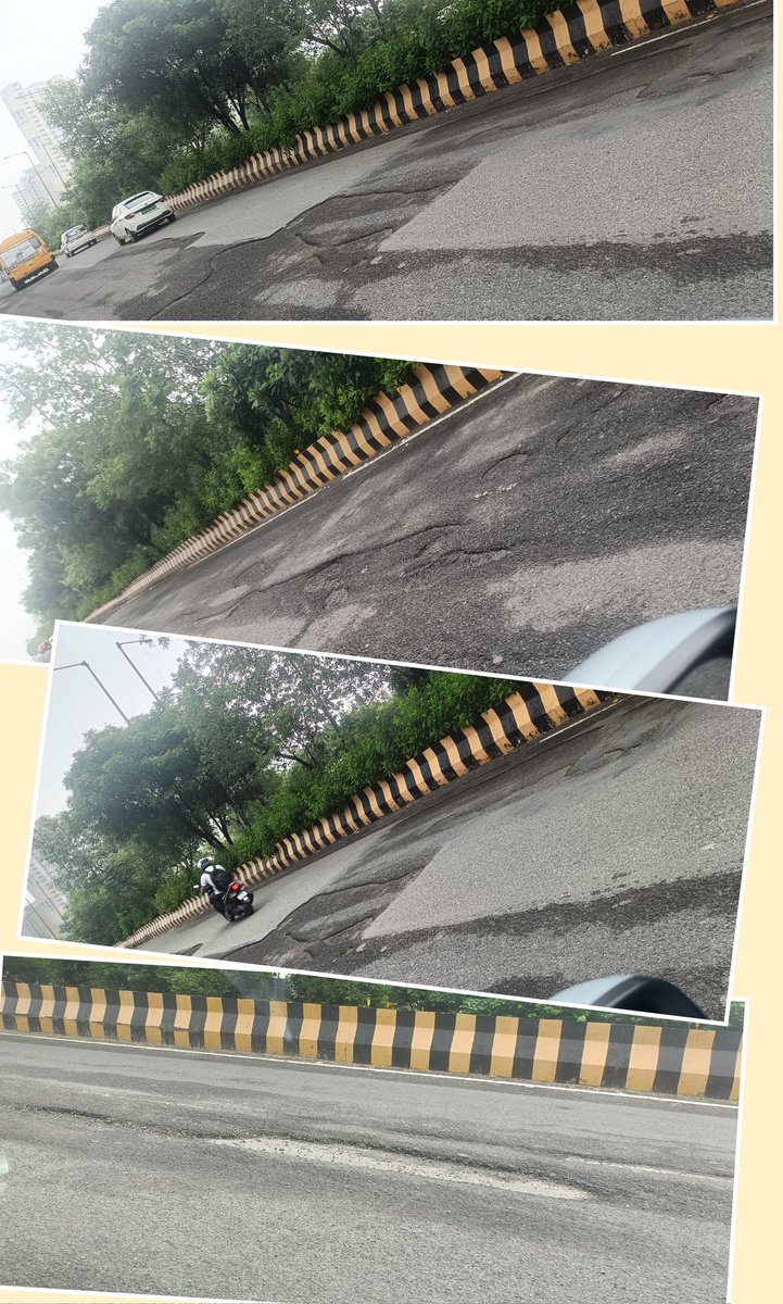 <a href="/noida_authority/">NOIDA Authority</a> kaise #noida smart City banega ....roads ki halat ka jaeja ley...ye road metlife aur stellar sec 135 k samne ki hai jaha itne potholes ho gaye hai par koi sunwai nahi ..kripya sangyan ley aur road ki resurfacing karwaye ...pics attached .<a href="/CeoNoida/">CEO, NOIDA Authority</a> <a href="/nitin_gadkari/">Nitin Gadkari</a>