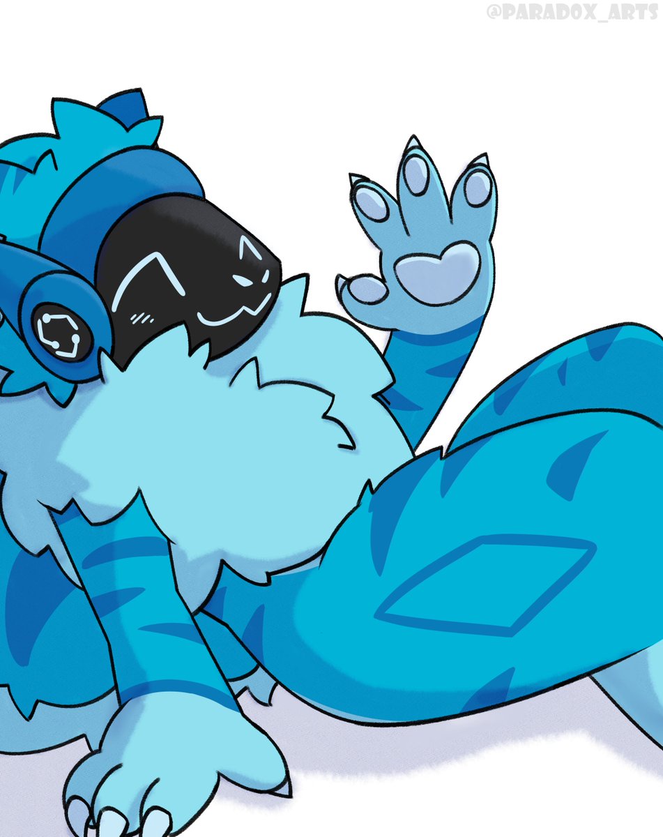 Local protogen goes ^w^