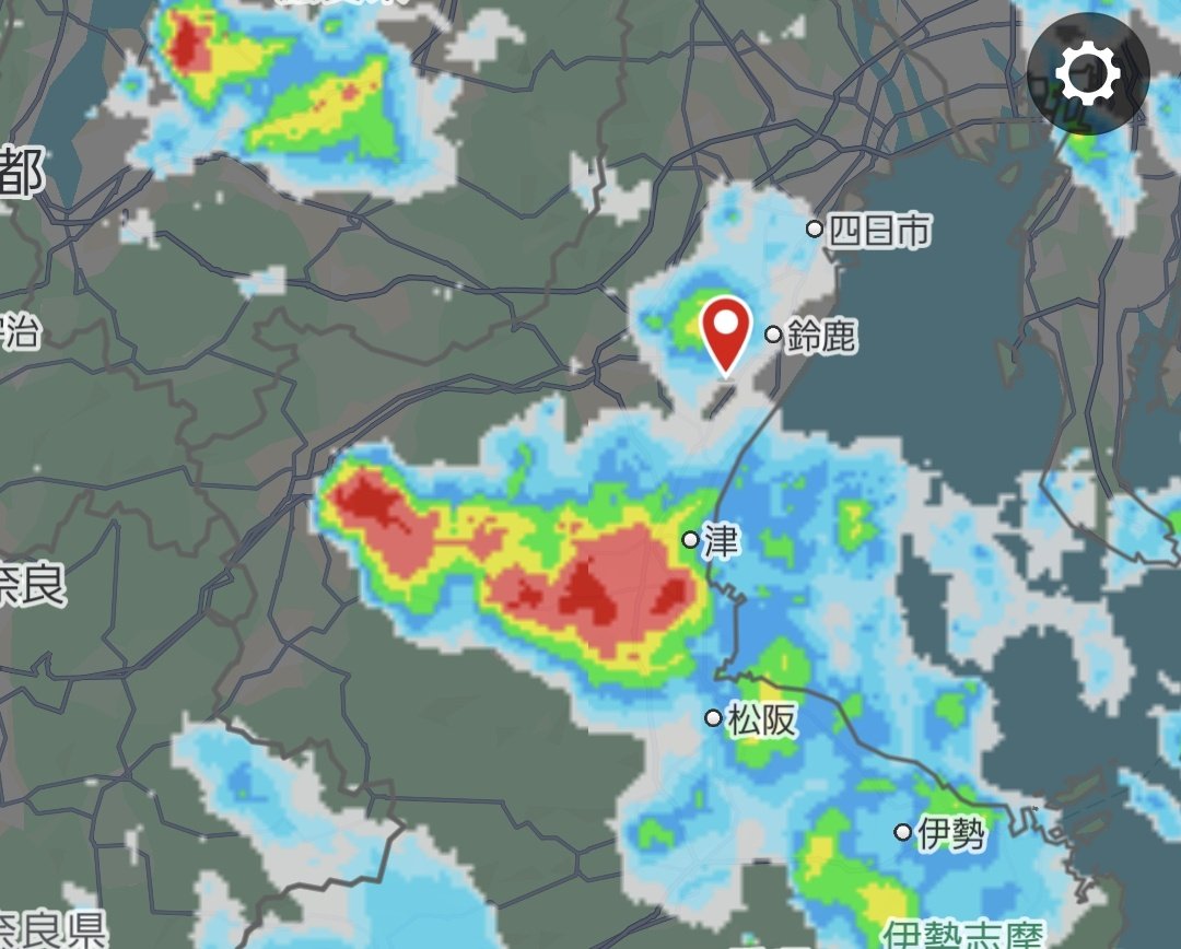 ヤバい雨具もが迫ってて無理無理無理太郎になる。