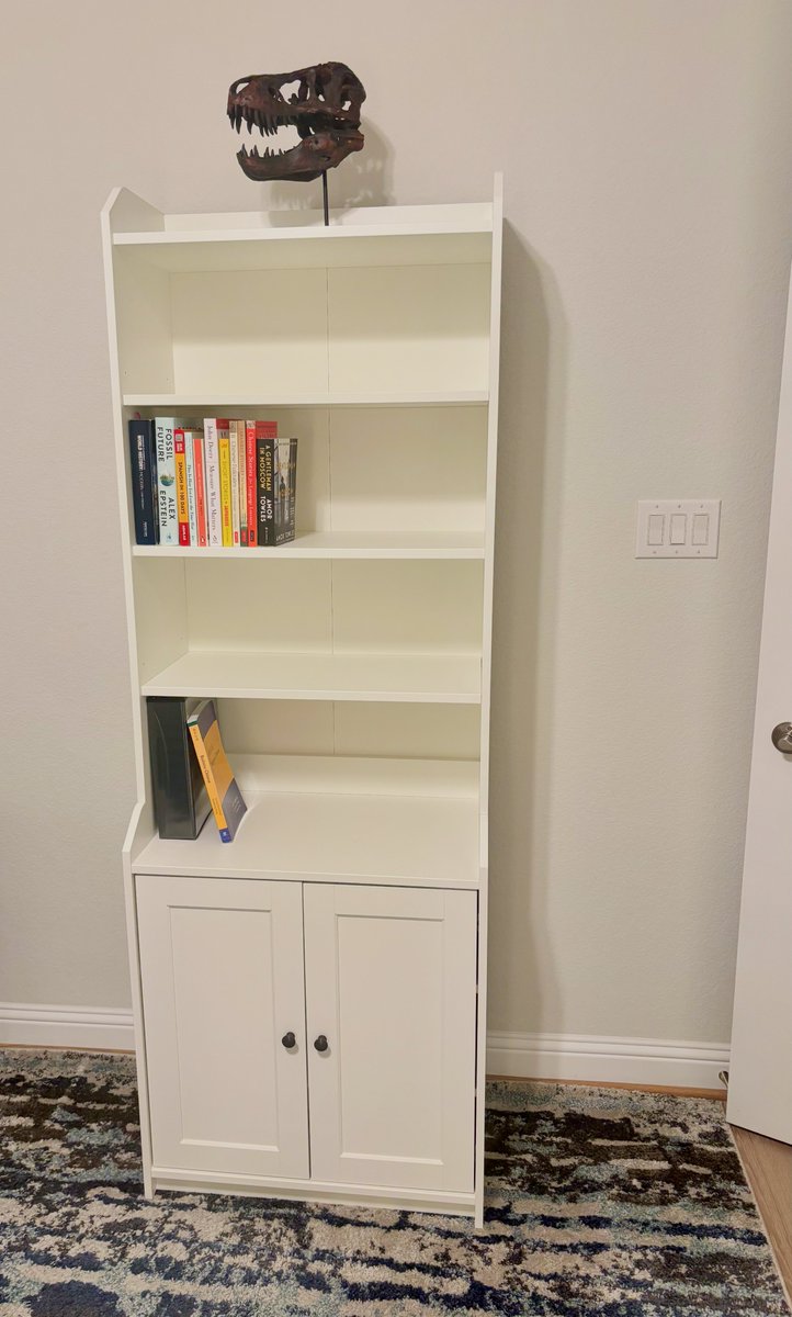 Spent the evening building. No, not like that. The time honored tradition of putting together an Ikea bookshelf for the home office. 

Best recently read book put in it? Amor Towles' A Gentleman in Moscow.

Next step, move more books to the office...