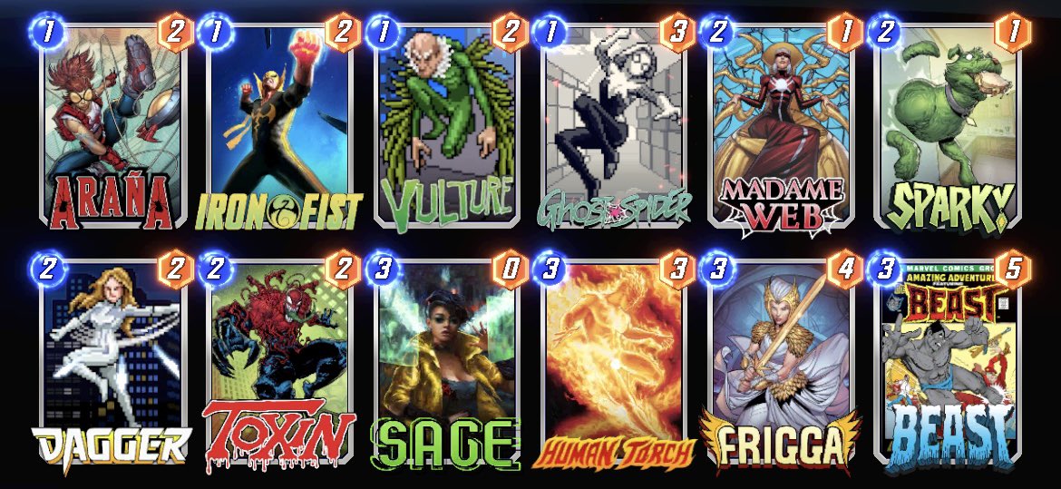 Rank 3

サノス環境で撤退した移動バウンスが再来🔥
新環境も悪くない...

#MARVELSNAP #マーベルスナップ #マベスナ