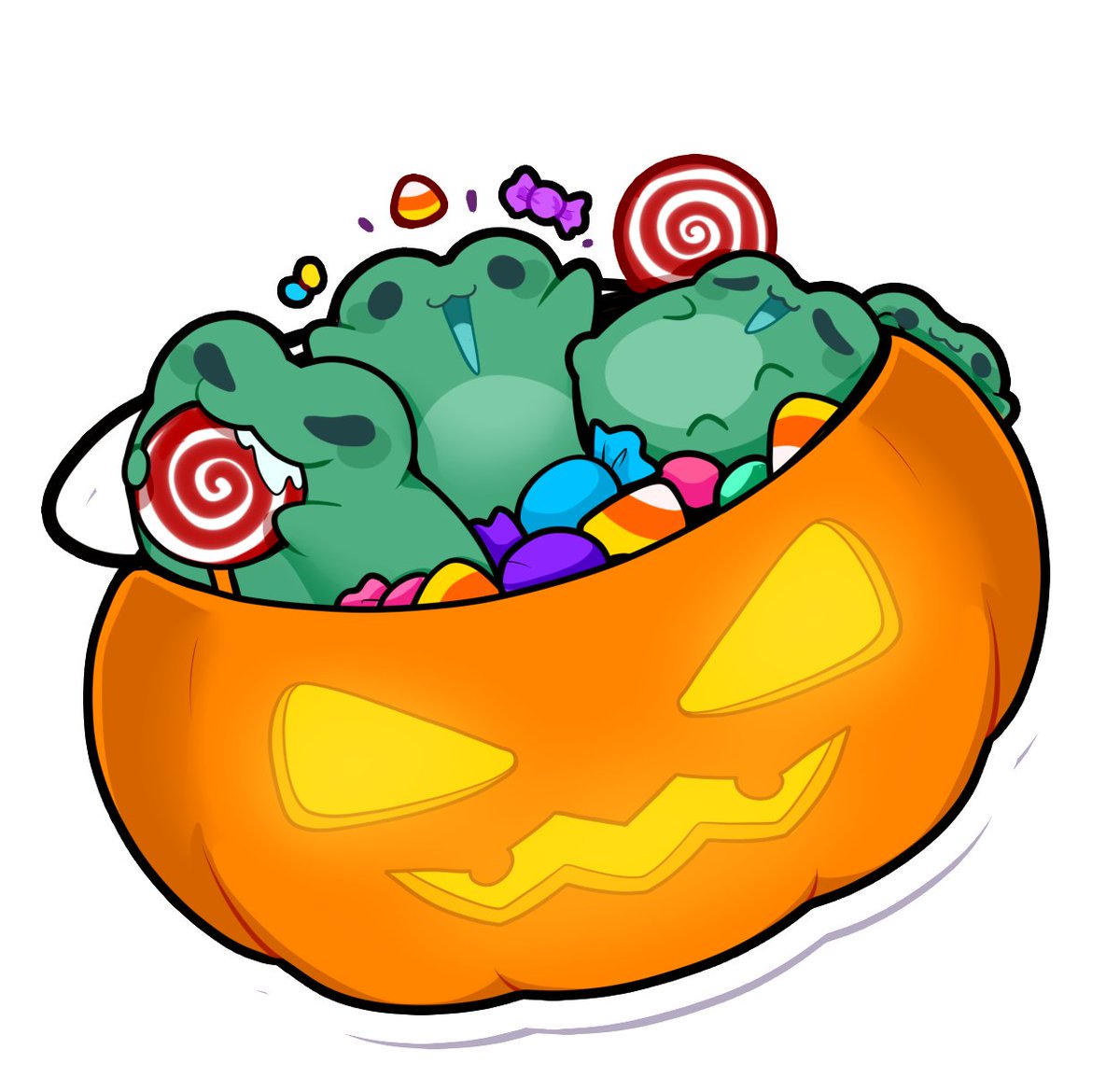 I got to draw some merch for mah best frien <a href="/sinuuki/">Sinuuki 🧠💚</a> and the scrogs🥺💜💜💜 I CRYYYYY