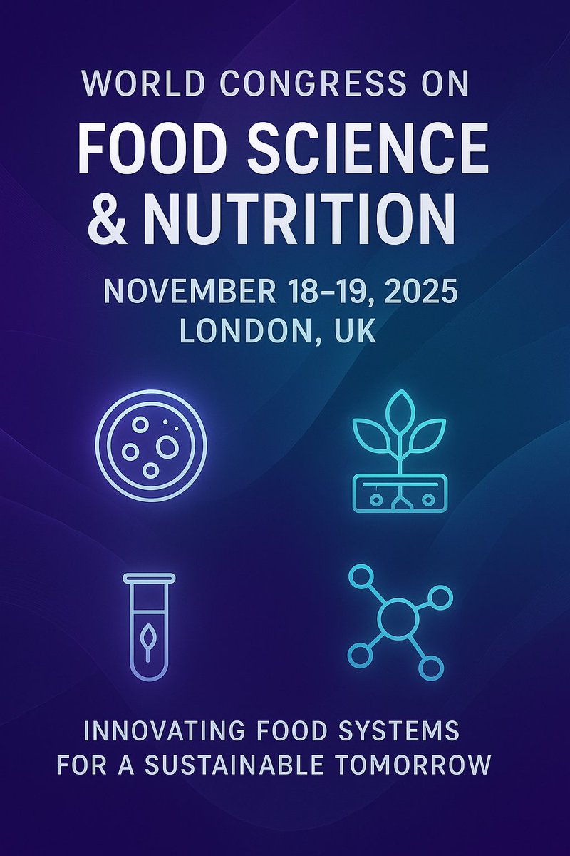 swhitmore__'s tweet image. &quot;Shaping the future of food with innovation, sustainability, and science — where ideas grow into solutions for a healthier world.&quot;
#FoodScience #FutureOfFood #FoodInnovation #SustainableNutrition #AgriTech #FoodTechnology #GlobalFoodSummit #ScienceForSustainability #FoodResearch