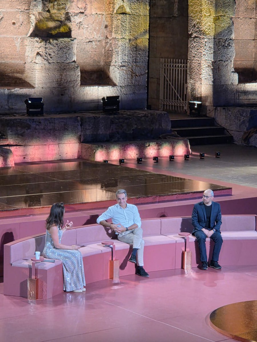 Such a great pleasure to listen to and exchange views with one of the greatest minds of our time, world-renowned AI researcher, neuroscientist, entrepreneur, and a leading figure in AI globally, <a href="/demishassabis/">Demis Hassabis</a>, at this year's Athens Innovation Summit.

We will be truly honored to