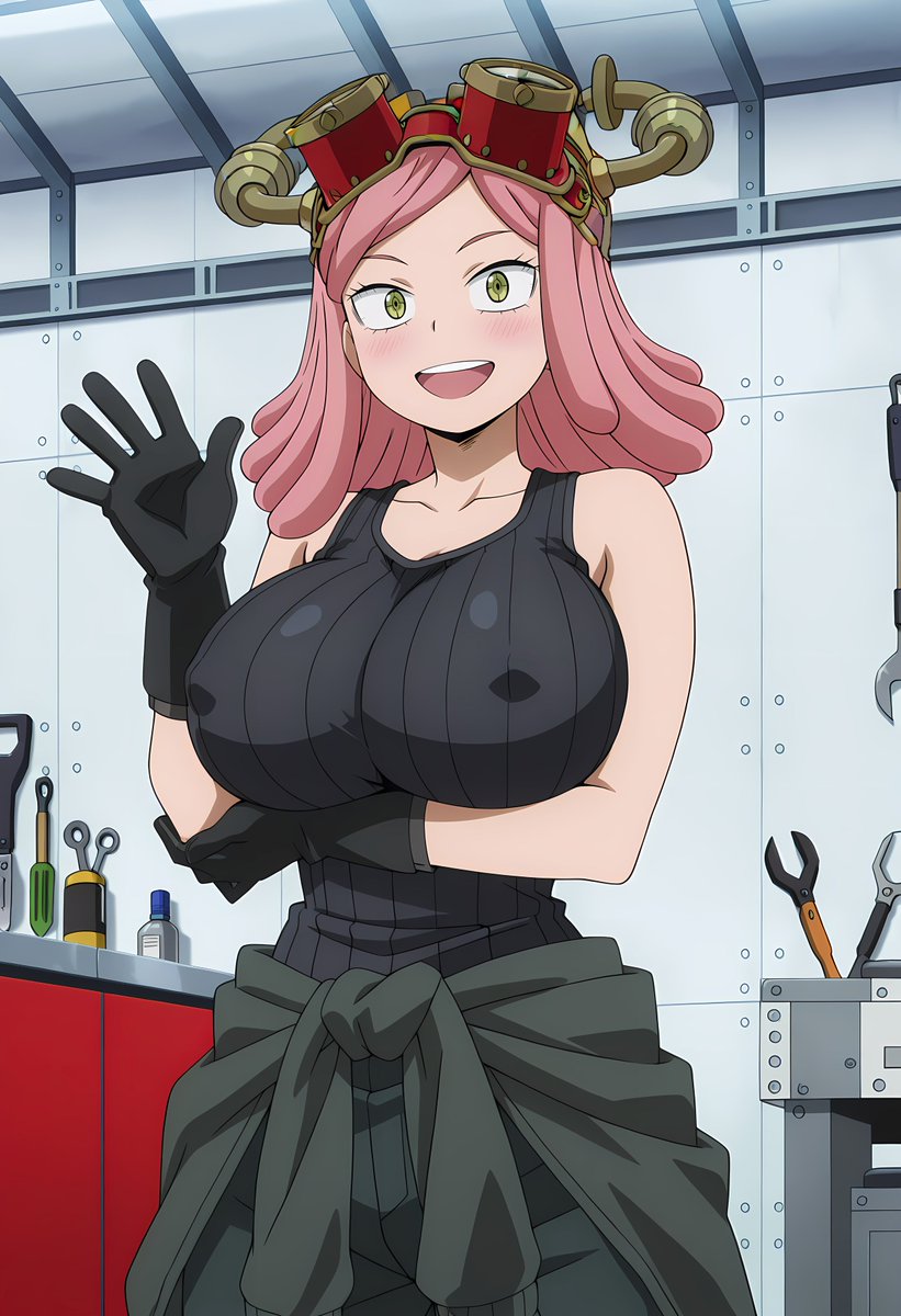 Mei Hatsume /// My Hero Academia

#Mei #MeiHatsume #Hatsume #hatsumemei #発目明 #midnightbnh #bnha #mha #MyHeroAcademia #ミッドナイト #BokuNoHeroAcademia #僕のヒーローアカデミア #波動ねじれ #AiAnime #AnimeArt #AI術師さんとつながりたい #AiAnime #aigirls #waifu #aiartist #anime