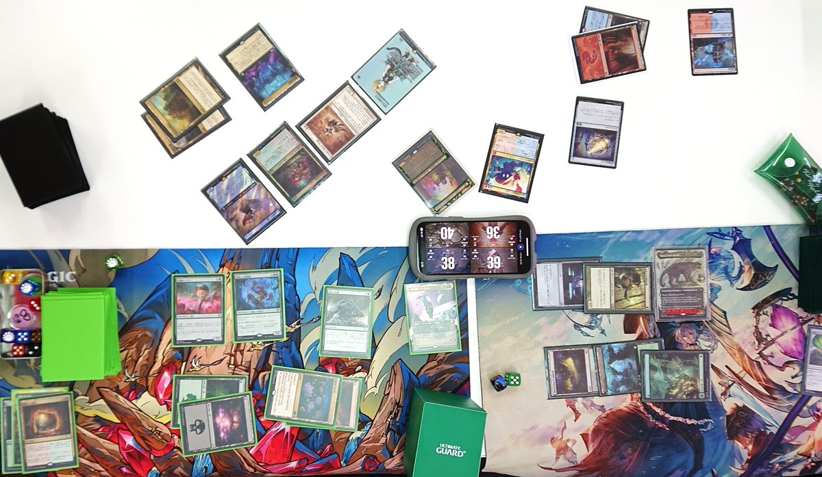 【大会情報】
本日の
『平日統率者戦』
新しい統率者から面白いメカニズムの統率者まで様々な統率者が集結‼️
様々なコンボや妨害をくぐり抜け勝利を手にするのは誰だ😆

スタンダードはコンバットの応酬が繰り広げられる✨

勝利を目指して頑張ってください😊