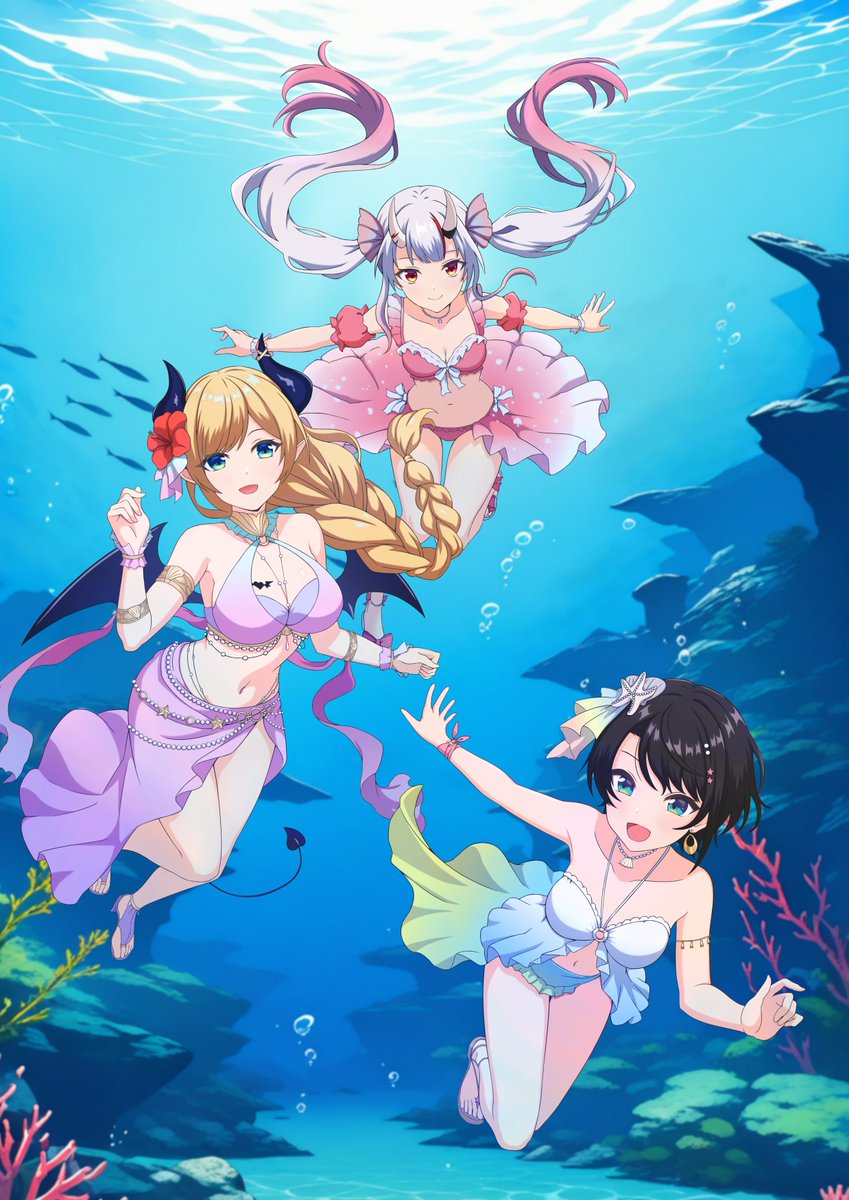 ホロナツパラダイス🌊
#百鬼絵巻 
 #しょこらーと
#プロテインザスバル