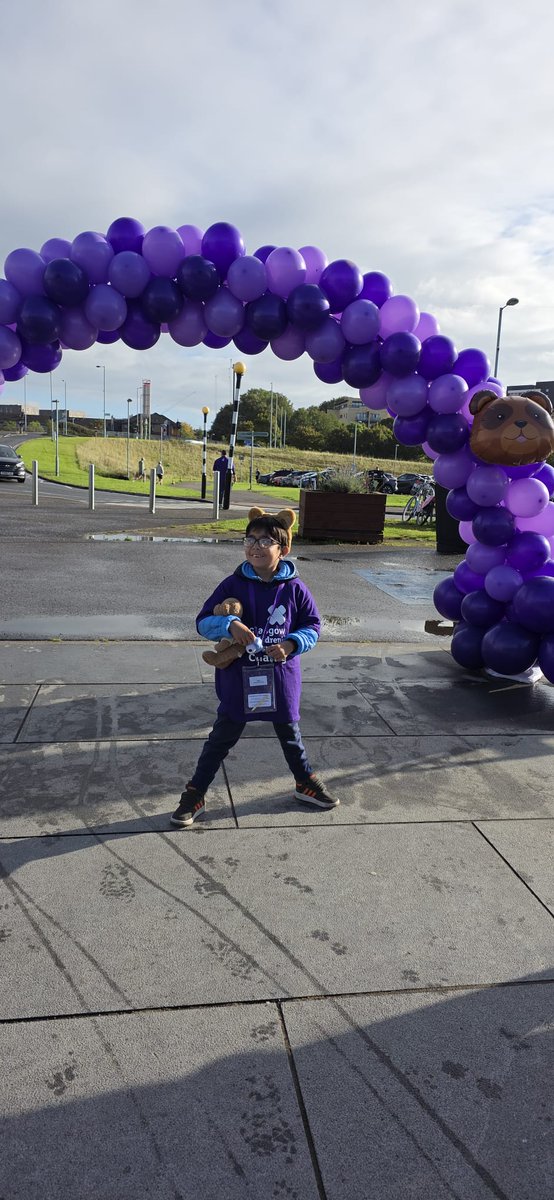 We are off! Please donate to Ayaan's <a href="/GCH_Charity/">Glasgow Children's Hospital Charity</a> Kami Bear Trail if you can. All money raised goes to help the young patients at Glasgow Children's Hospital 💜 
<a href="/stbenedictsren/">St Benedict's High School</a> 
justgiving.com/page/ayaans-ka…