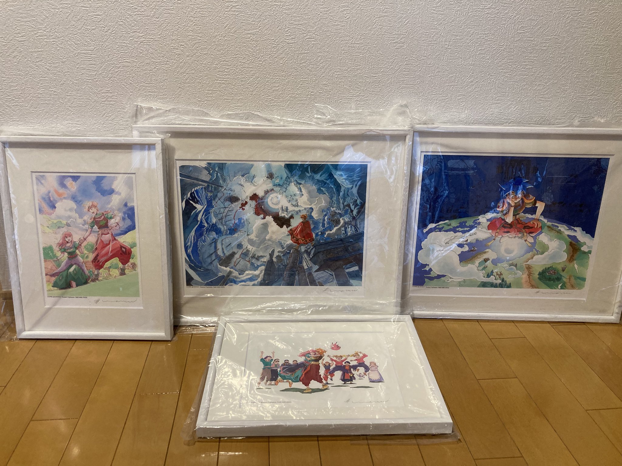 天地創造　藤原カムイ　直筆サイン　複製原画　ピエゾグラフ　ドラゴンクエスト 天地創造 藤原カムイ 直筆サイン 複製原画 ピエゾグラフ