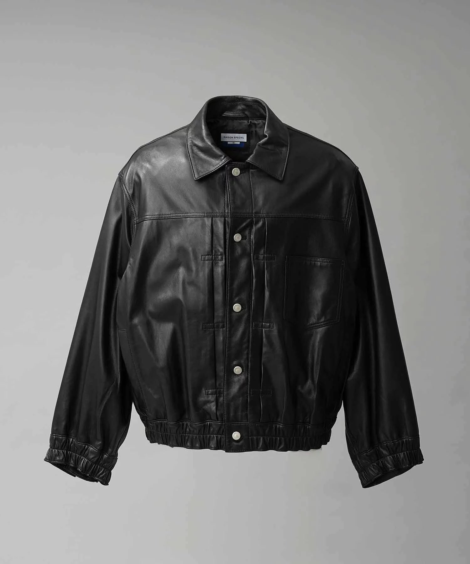 専用です　nicolas&mark　レザージャケット black1.jpg