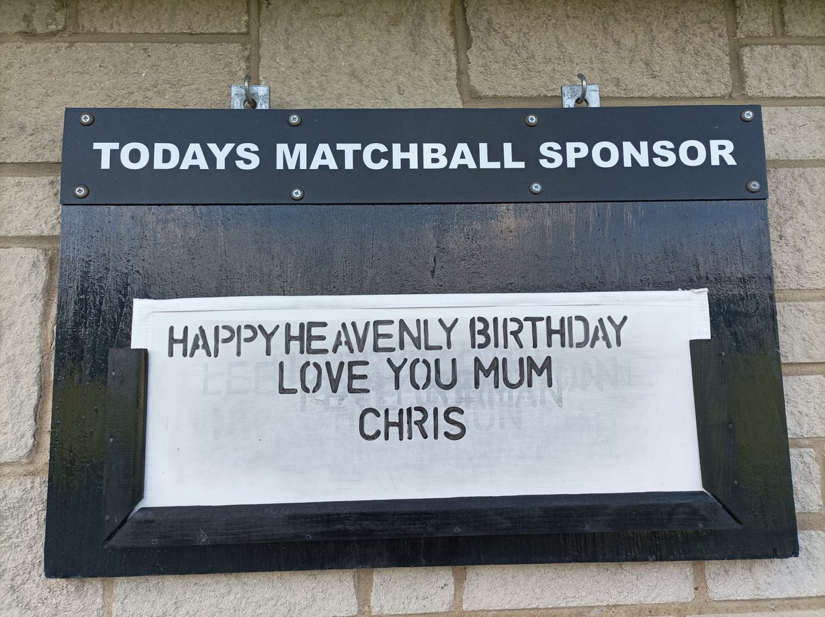 The final game of the season for the 1XI and 2XI with so much to play for. 

Today's match ball sponsor for the 2XI match against Norton Woodseats is Chris Baker in celebration of his late mothers birthday. Thank you for your support today and always.