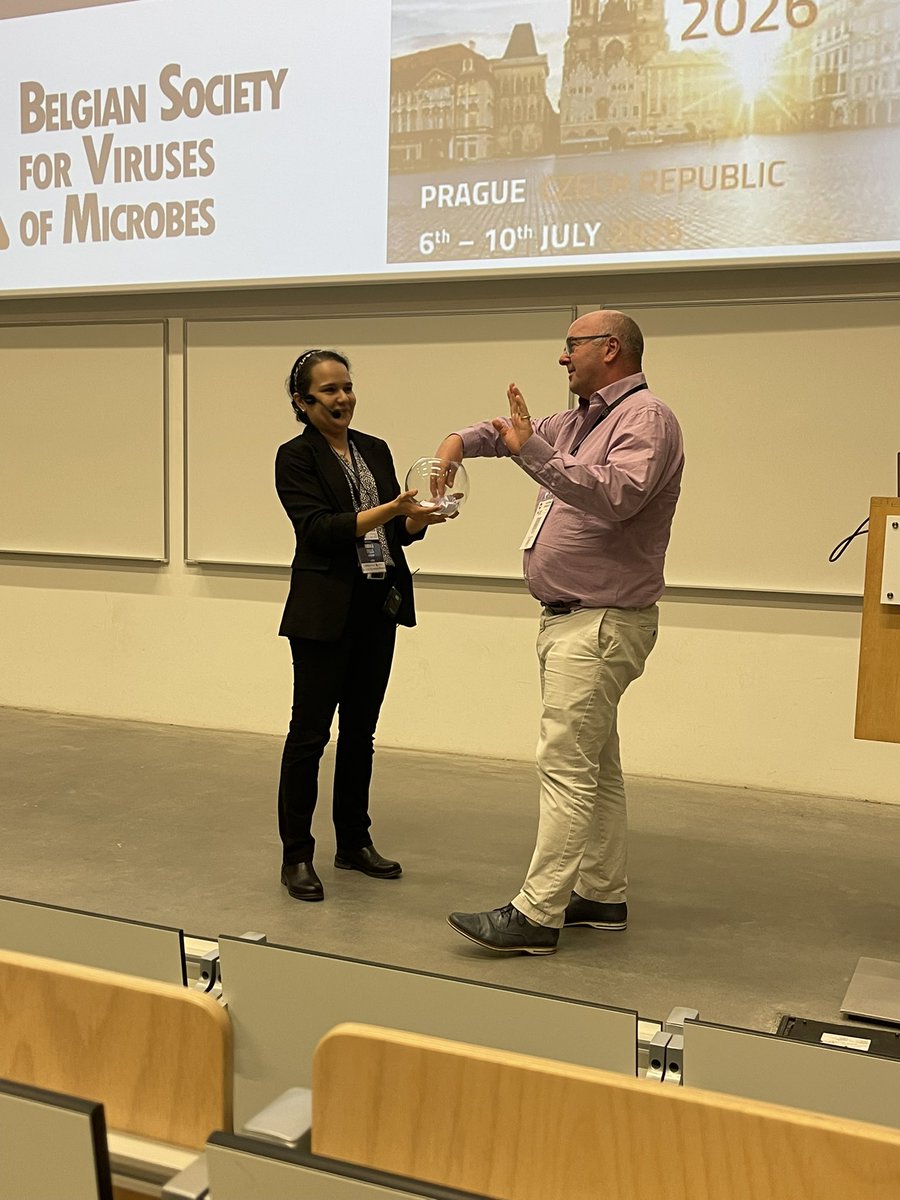 Belgian Society for Viruses of Microbes tweet media
