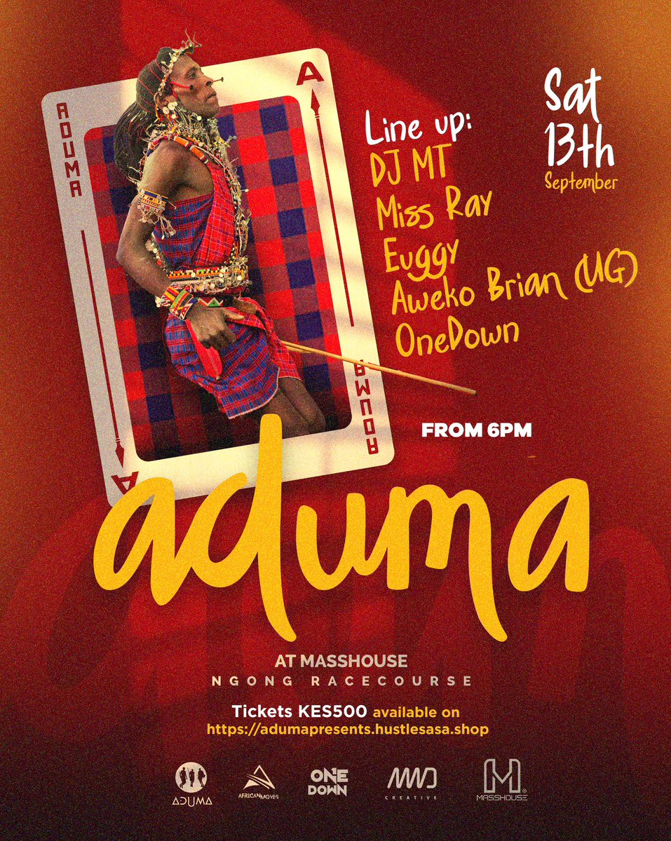 <a href="/AdumaPresents/">Aduma Presents</a> day <a href="/masshouse_ke/">Masshouse•Live ™️</a> 
<a href="/OneDownLIVE/">Oontz Master</a> <a href="/EuggyK36736/">EUGGY Ke</a> 
See you on the dance floor.