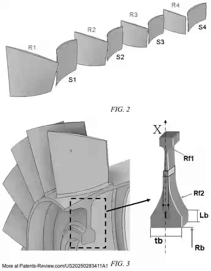 PatentPulse's tweet photo. New patent application #US20250283411A1 by #ViettelGroup introduces an #OptimizationFramework for multi-stage axial compressor disk design in gas turbine engines. 

Combining #FEA, DOE, and #MOGA, it balances stress, deformation, and mass for better structural performance. 

The six-step process includes blade modeling, disk geometry parameterization, structural analysis, functional relationships development, optimization algorithms application, and 3D model generation. 

This method reduces weight, improves fuel efficiency, and adapts to various designs and materials. 

#Aerospace #Engineering