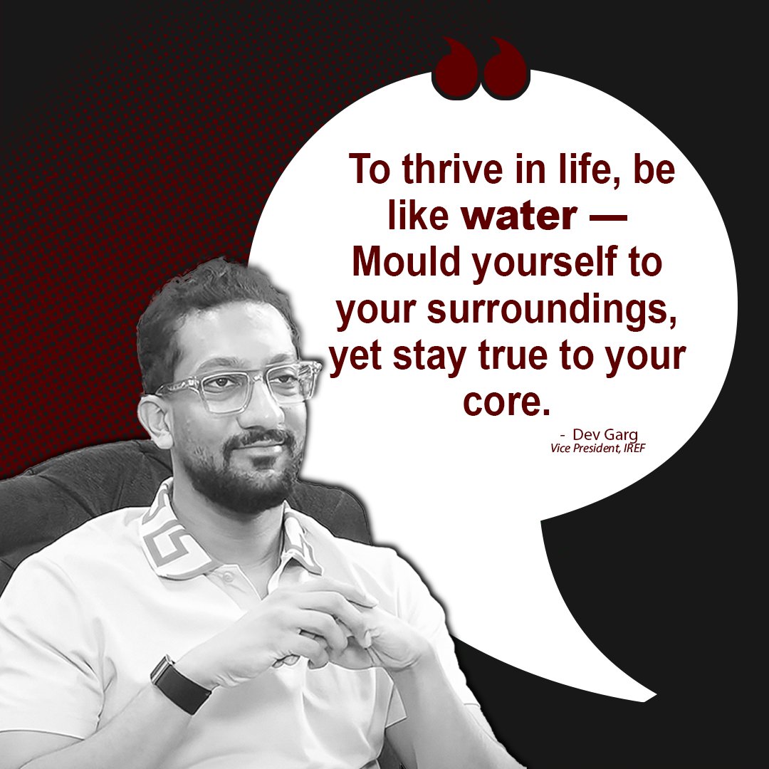 To thrive in #life, be like water -Mould yourself to your surroundings, yet stay true to your core.
#thoughtoftheday