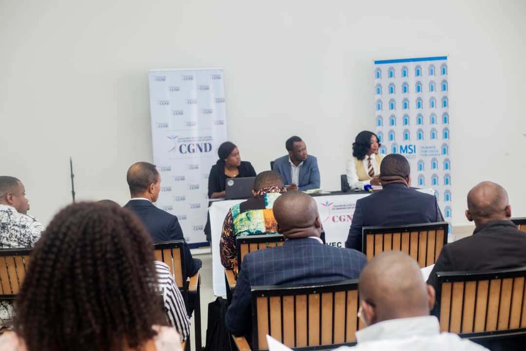 cgndrdc's tweet photo. Reunions d'echanges avec les parlementaires pour la presentation de l'argumentaire modifiant la loi santé publique de 2018 ( Art 86 Al .2) en prenant en compte les dispositions de l'art 14 du #PM organisé par la #Cgnd grace à l'appui financier @MarieStopesRDC https://t.co/HBcHIJJosQ