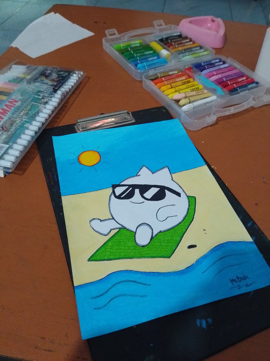 Finally it's done yaay!

The sprite is chill on the beach, will create more art in few days, now is time to touch the grass!

Happy weekend, stay hirys! ✨

#irys <a href="/irys_xyz/">Irys (✧ᴗ✧)</a>