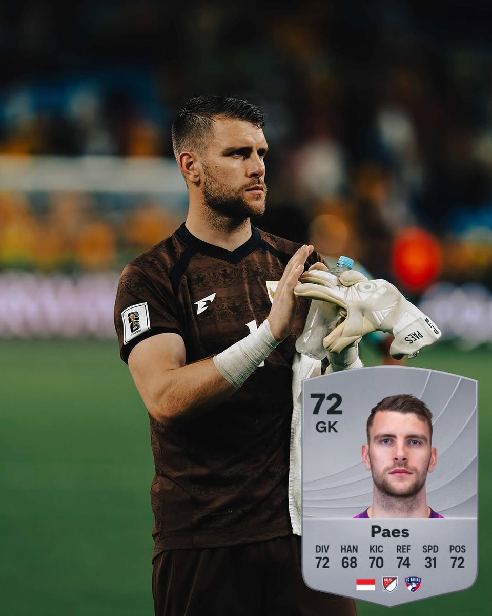 GilangMainFIFA's tweet photo. OFFICIAL RATING PEMAIN TIMNAS INDONESIA DI EA SPORTS FC 26 [A THREAD]

Emil Audero masih menjadi pemain dengan overall tertinggi, sekaligus menjadi satu-satunya pemain gold di FC 26.

Mees Hilgers sayangnya dapet downgrade ke 72. https://t.co/27vg2wYjDS