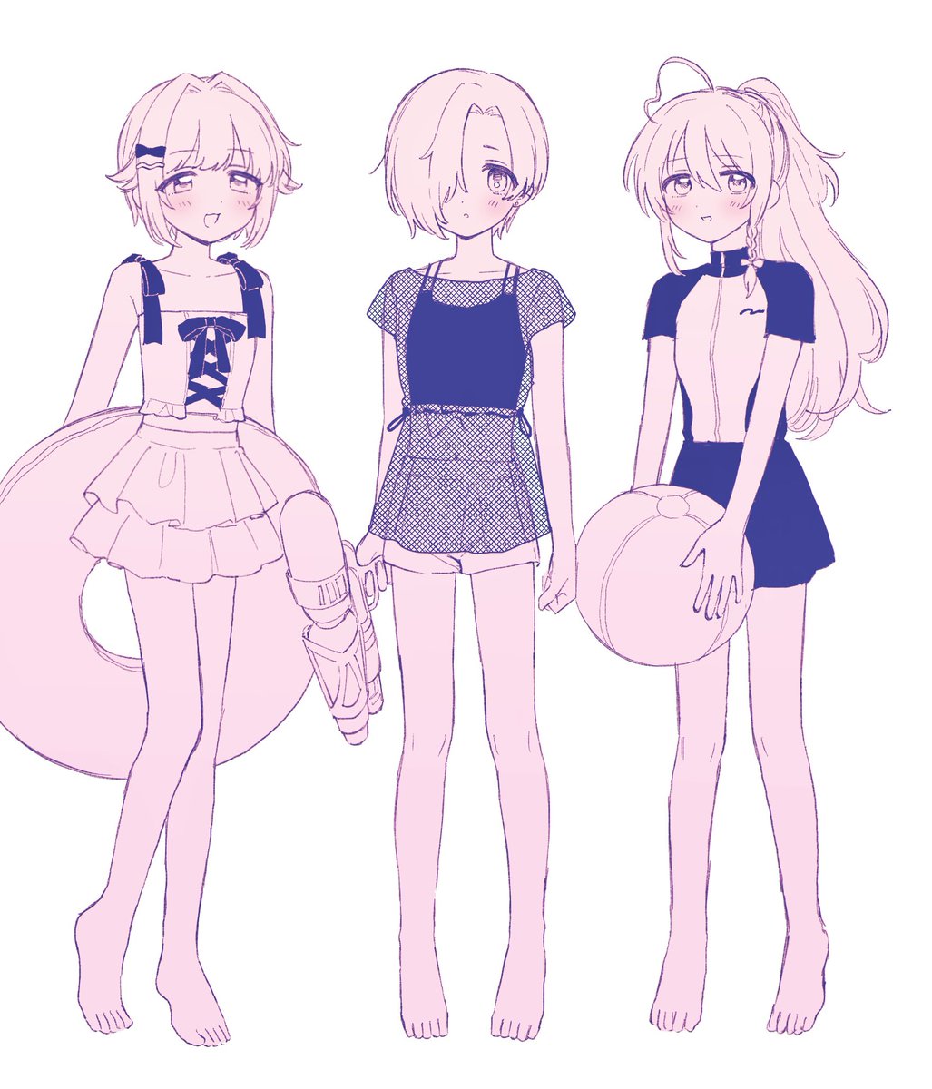 星輝子 ,輿水幸子 ,白坂小梅 「𝟏𝟒𝟐」|ちよこのイラスト