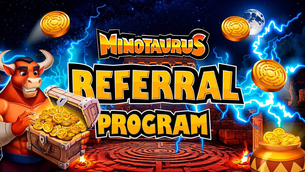 💰 Share $MTAUR, collect $USDT.
Your friends join the presale, you pocket the cash. 

Just share your referral link with your friends. 

Simple. Brutal. Fair &gt;&gt;&gt; minotaurus.io/?utm_source=mi…