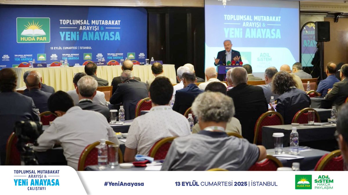 "Toplumsal Mutabakat Arayışı &amp; Yeni Anayasa" Çalıştayımızın ilk oturumu başladı.

Önceki dönem TBMM Başkanı Prof. Dr. Mustafa Şentop, "Neden Yeni Bir Anayasa? Türkiye'nin Anayasa Serüveni" başlıklı sunumunu gerçekleştirdi.