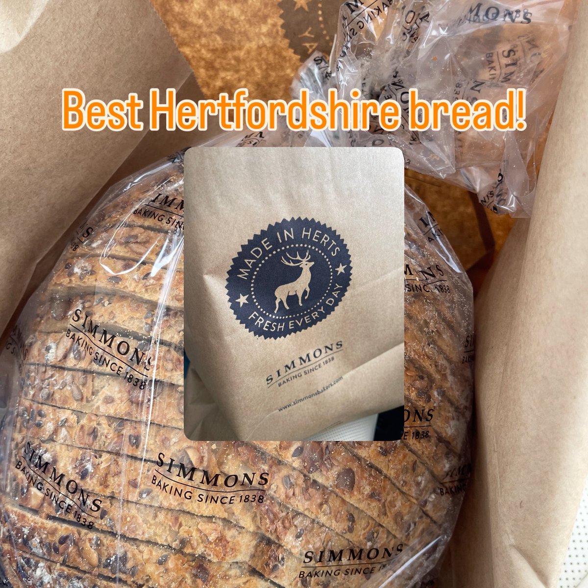 JCWillsProbate's tweet image. If you’re in Hertfordshire and haven’t yet tried a @SimmonsBakers Multiseed Sourdough loaf, please do.
It’s so good, and a wonderful way to celebrate the weekend, whatever the weather’s doing, JCx
#Simmons #sourdough #multiseed #delicious #weekend