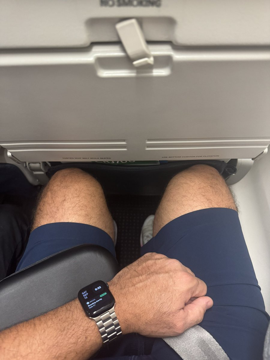 Hey <a href="/AmericanAir/">americanair</a>, what’s up with paying extra for more leg room (seat 9F on your CRJ700 aircraft) and getting absolutely nothing for it? I’m just as crammed as your main coach. Not for nothing, but the same situation on <a href="/DeltaAirllines1/">DeltaAirlines</a> is as advertised.