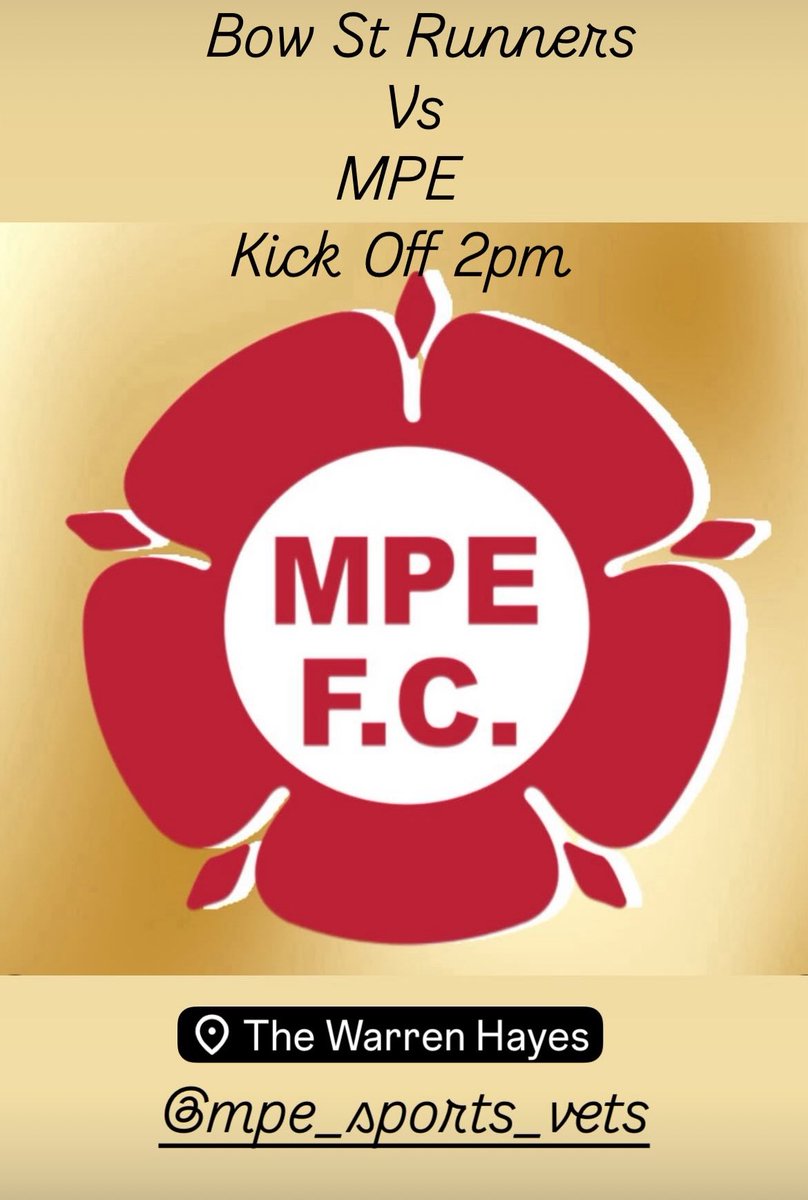 bowstrunnersfc's tweet image. Today we welcome MPE FC to the Warren for our Div 4 Vets Kent County Football League match. To all playing today enjoy it. Win, lose or draw we are grateful for the support. Thank you @TheSaasyPeople for the sponsorship. #getsaasy