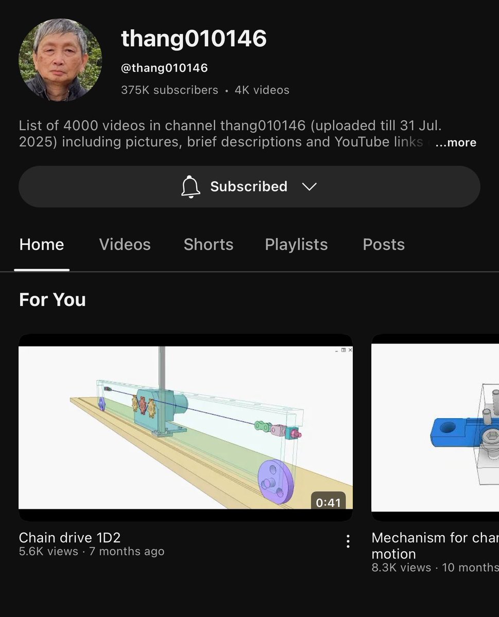 pham_blnh's tweet image. mechanical engineers, where is the best place to learn new mechanisms

i know the op thang010146, but find it hard to think of new mechanisms myself

where is the best place to build intuition and foundation for the good mechanisms

#mechanicalengineering