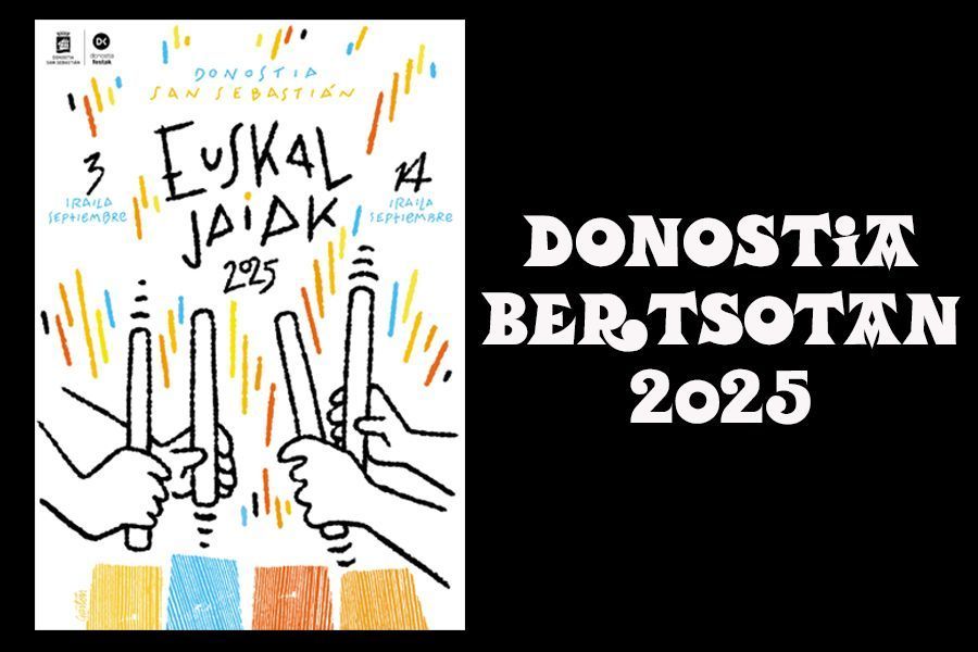 🎵 Donostia Bertsotan
📌Euskal Jaiak eta estropadak
✔️ Maider Arregi + Amets Arzallus + Beñat Gaztelumendi + Agin Laburu + Maialen Lujanbio + Alaia Martin
📆 GAUR, Irailak 13
⌚ 22:00
🏠 Trinitate plaza #Donostia 
Info -> buff.ly/Tt1iCjs