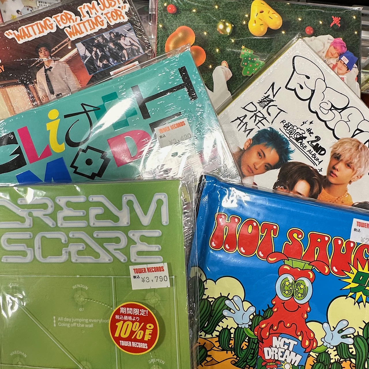 nctdream セット タワレコ 新品未開封アルバム 特典 BTTF NCT DREAM 韓国5枚目のフルアルバム『Go Back To The Future